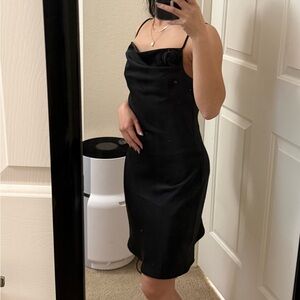 H&M Black Midi Dress